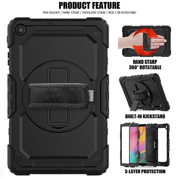 Bild 5, Galaxy Tab A 10.1 2019 Skal 360 Shockproof Hybrid Kickstand
