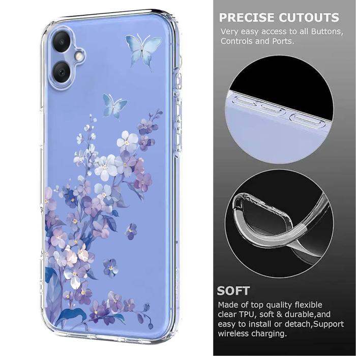 Bild 6, Samsung Galaxy A07 4G Skal Med Tryck Blommor