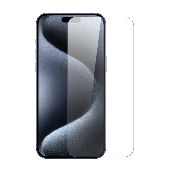 Bild 4, NORTHJO iPhone 15 Pro Skärmskydd 2-PACK Härdat Glas