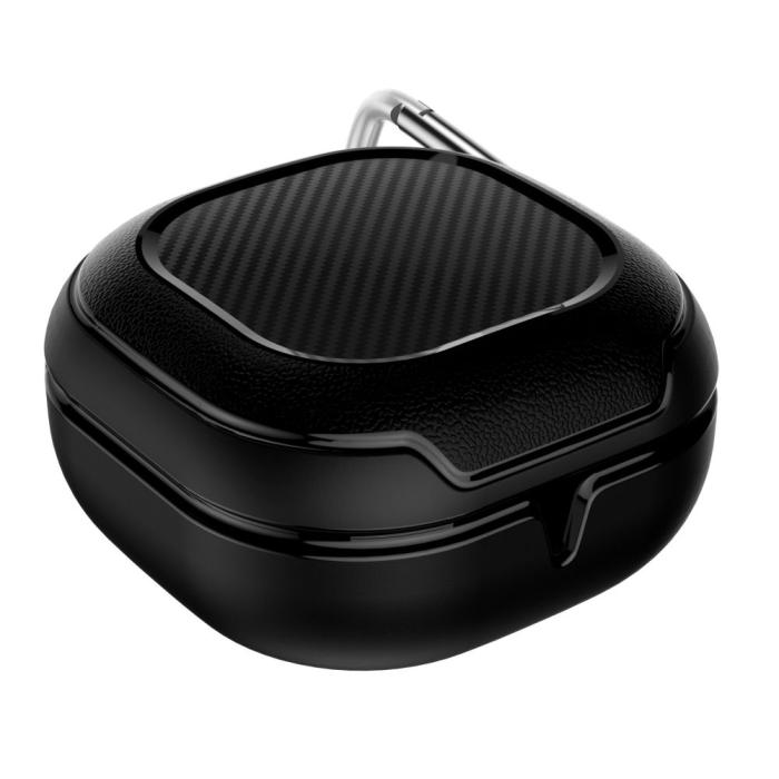 Bild 3, Tech-Protect Galaxy Buds FE/2 PRO/2/LIVE/PRO Fodral Rough Carbon Svart