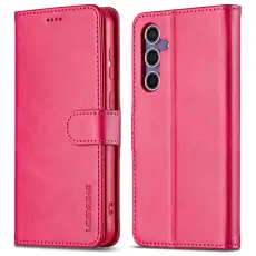 LC.IMEEKE Samsung Galaxy A16 Fodral L&auml;der Rosa