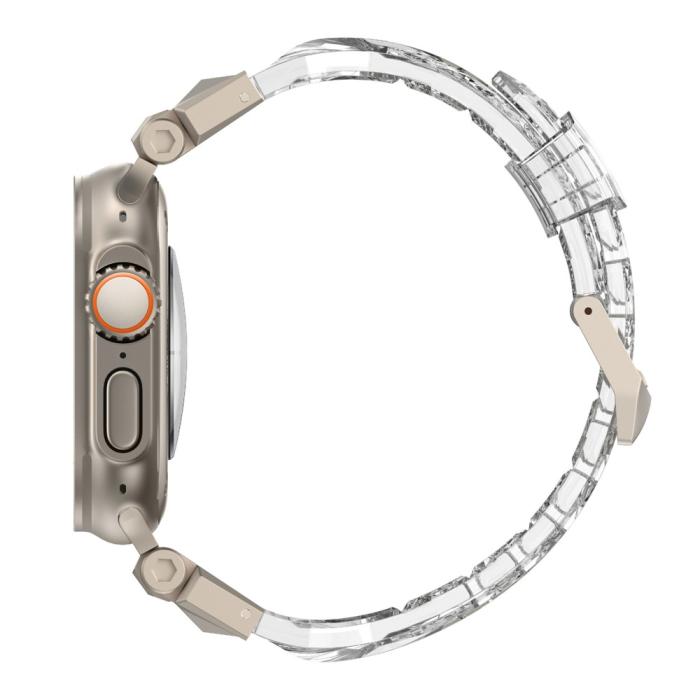 Bild 5, Apple Watch 42/44/45/49mm RobustFit Armband Transparent