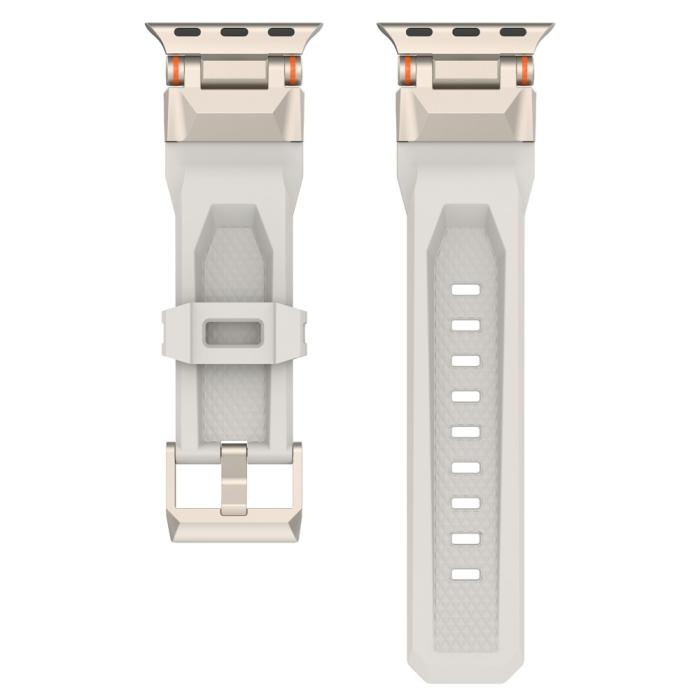 Bild 3, Apple Watch 42/44/45/49mm RobustFit Armband Ljus Grå