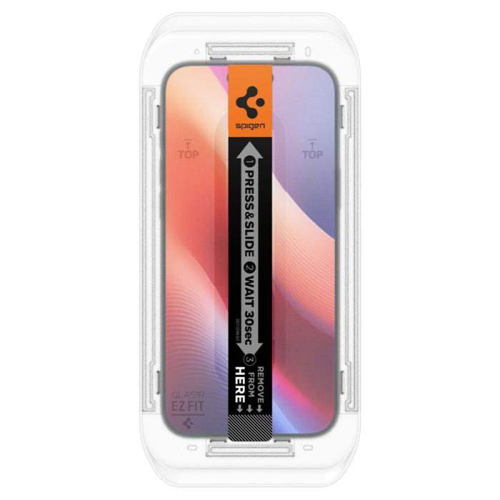 Bild 5, Spigen iPhone 17 / 17 Pro / 16 Pro 2-PACK GLAS.tR 