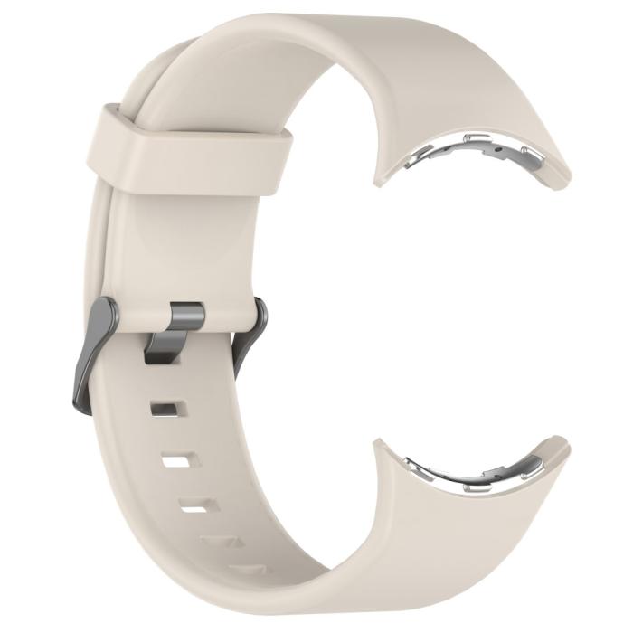 Bild 2, Google Pixel Watch 3 45 mm Armband Silikon Beige