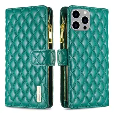 iPhone 15 Pro Max Fodral Diamond Multifunktionell Gr&ouml;n