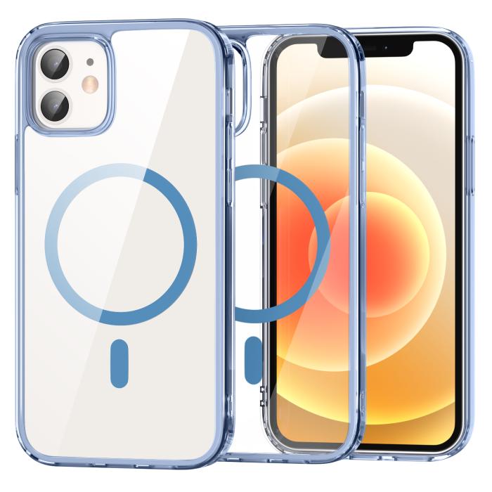 Bild 1, ColorPop iPhone 12/12 Pro Skal CH MagSafe Transparent/Ljus Blå