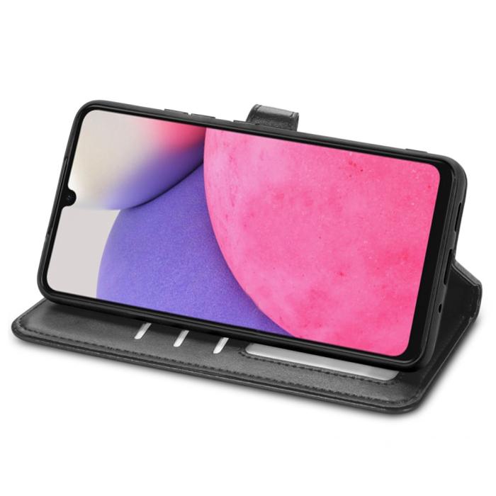 Bild 3, Samsung Galaxy A23 5G Fodral PU Läder Svart