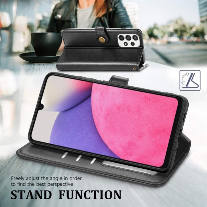 Bild 4, Samsung Galaxy A23 5G Fodral PU Läder Svart