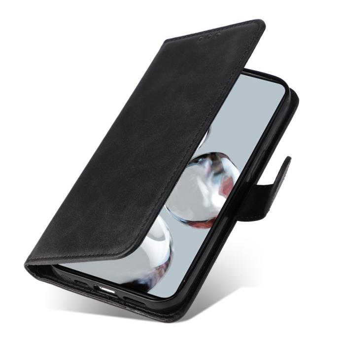 Bild 5, Xiaomi 12T / 12T Pro Fodral Läder Svart