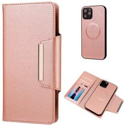 iPhone 12 / 12 Pro - 2in1 Magnet Fodral - Roséguld