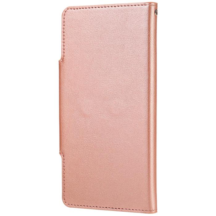 Bild 2, iPhone 12 / 12 Pro - 2in1 Magnet Fodral - Roséguld