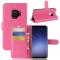 Samsung Galaxy S9 - Litchi Plånboksfodral - Rosa