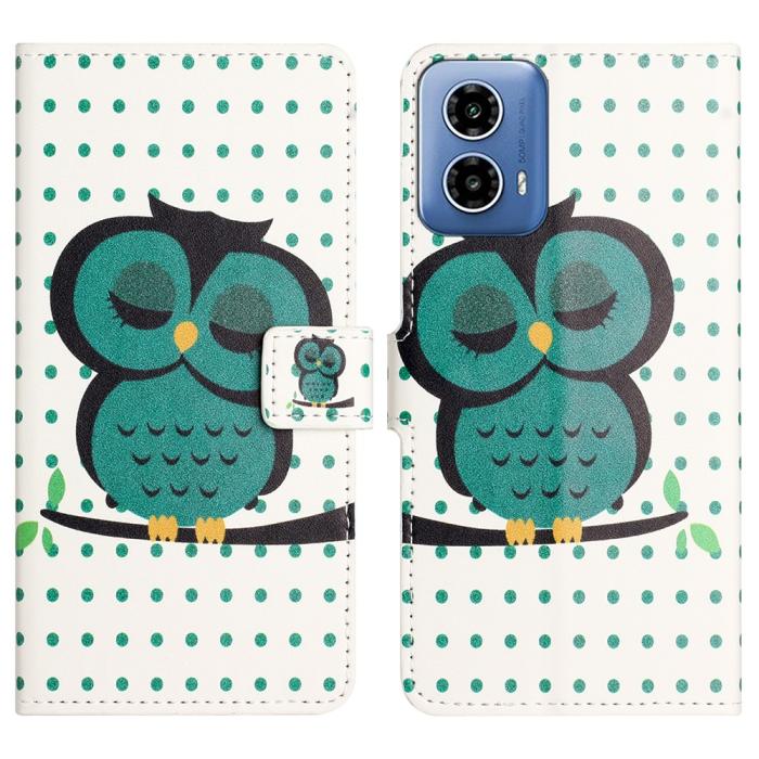 Bild 1, Motorola Moto G35 5G Fodral Med Tryck Uggla