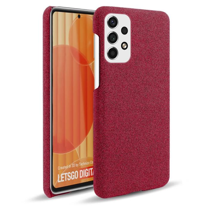 Bild 1, Samsung Galaxy A53 5G Skal Tygbelagt Röd