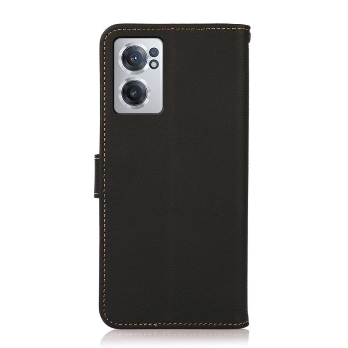 Bild 3, KHAZNEH OnePlus Nord CE 2 5G Fodral RFID Äkta Läder Svart