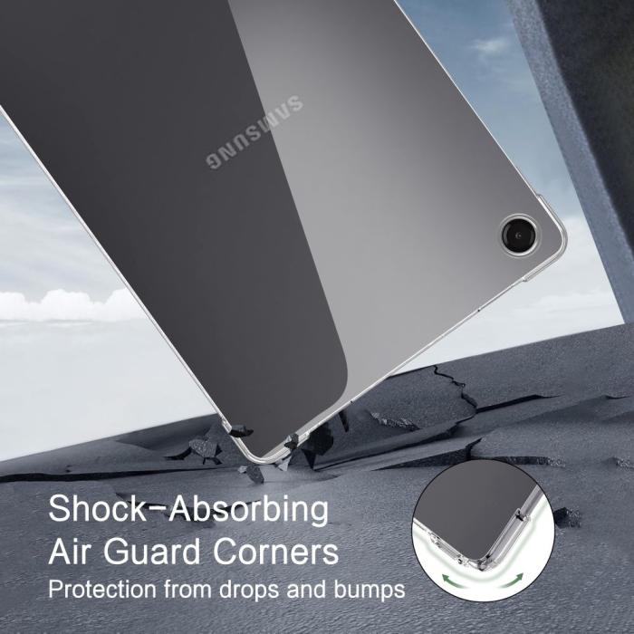 Bild 3, Tech-Protect Galaxy Tab A11 Plus /A9 Plus Skal FlexAir Transparent