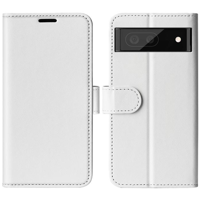 Bild 1, Google Pixel 6A Fodral Läder Vit