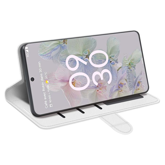 Bild 4, Google Pixel 6A Fodral Läder Vit