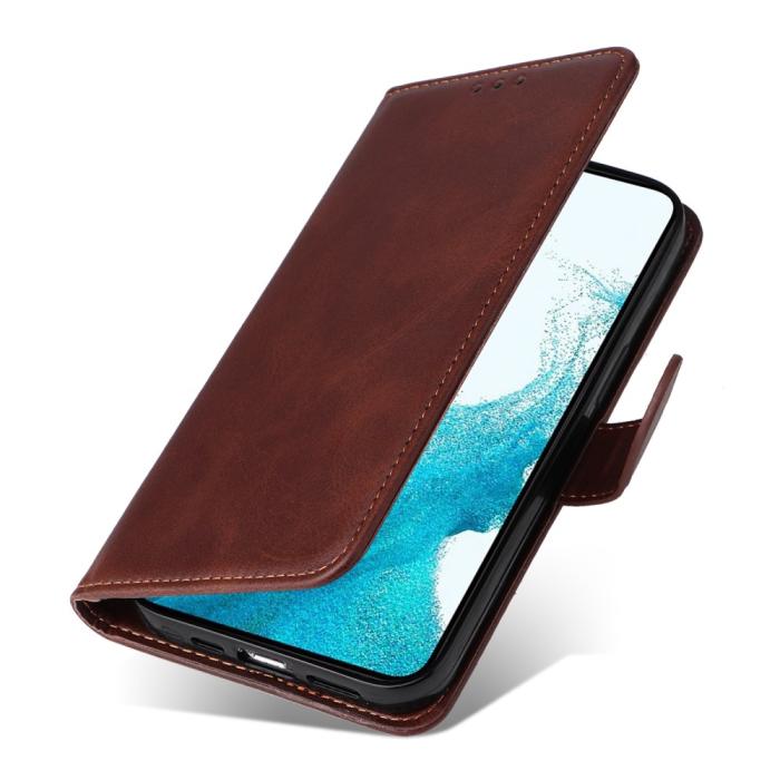 Bild 5, Samsung Galaxy A54 5G Fodral Läder Brun