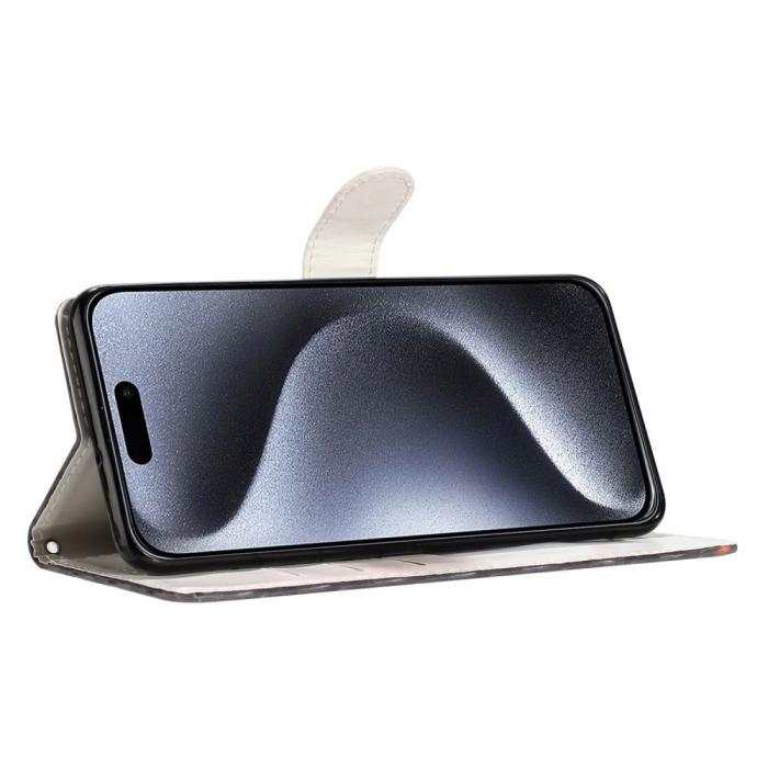 Bild 3, iPhone 16 Pro Max Fodral Med Marmor Tryck Rosa