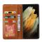 Samsung Galaxy S22 Ultra Fodral Flip Frontficka Brun