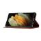 Samsung Galaxy S22 Ultra Fodral Flip Frontficka Brun