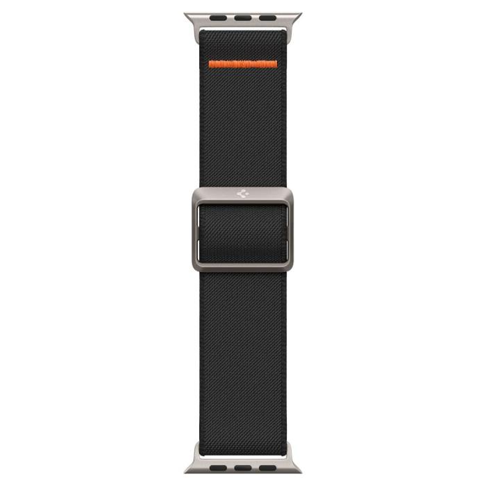 Bild 5, Spigen Apple Watch 42/44/45/49 mm Armband Fit Lite Ultra Svart