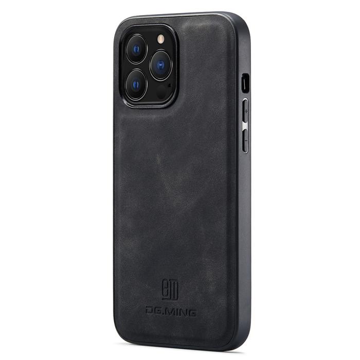 Bild 1, DG.MING iPhone 14 Pro Max Skal Läderbelagt Svart