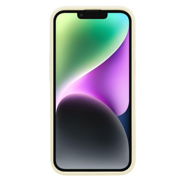 Bild 2, iPhone 15 Skal Liquid Silikon Ljus Gul