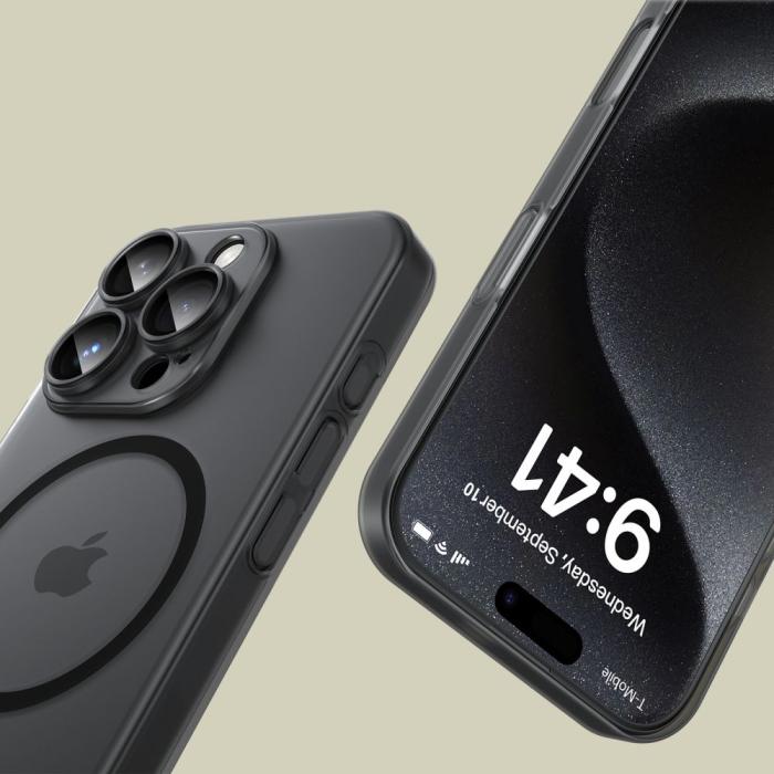 Bild 4, Tech-Protect iPhone 16 Pro Skal MagSafe MagSlim Matt Svart