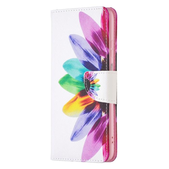 Bild 2, Motorola Moto G22 Fodral Tryck Sun Flower