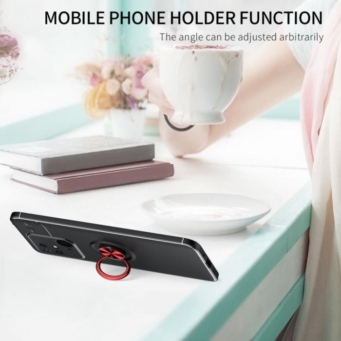 Bild 5, Xiaomi Redmi 10C Skal Ring Svart/Blå