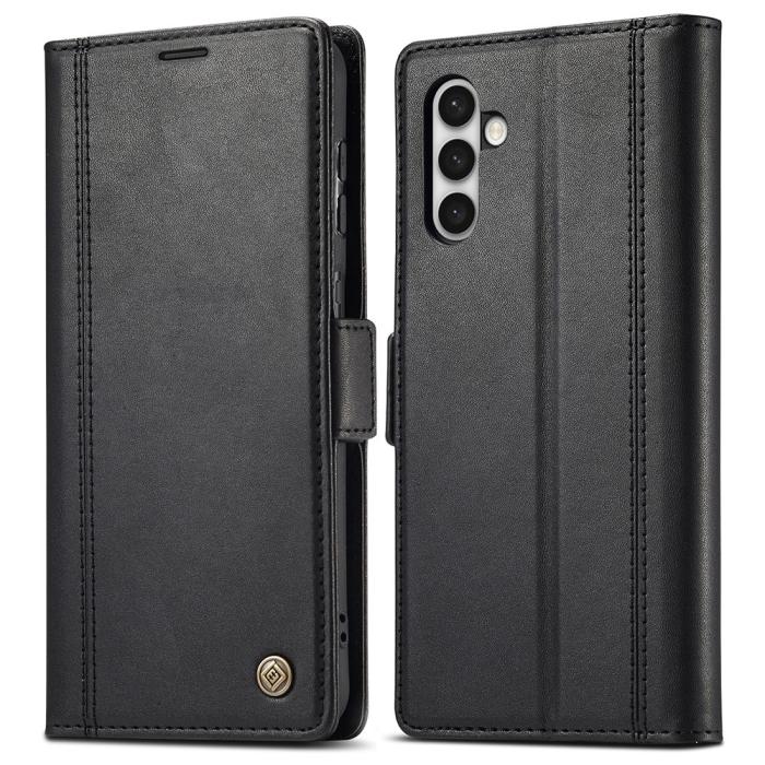 Bild 1, LC.IMEEKE Samsung Galaxy S23 Fodral Läder Svart
