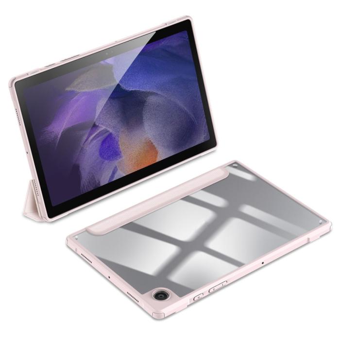 Bild 5, DUX DUCIS Samsung Galaxy Tab A8 10.5 (2021) Ljus Rosa Fodral TOBY Tri-Fold