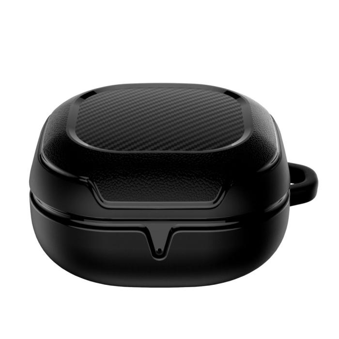 Bild 4, Tech-Protect Galaxy Buds FE/2 PRO/2/LIVE/PRO Fodral Rough Carbon Svart