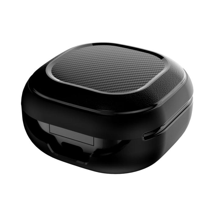 Bild 5, Tech-Protect Galaxy Buds FE/2 PRO/2/LIVE/PRO Fodral Rough Carbon Svart