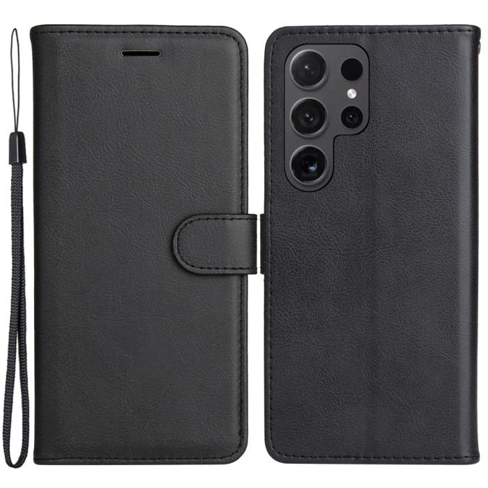 Bild 1, Samsung Galaxy S24 Ultra Fodral Solid Läder Svart