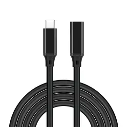 3m USB-C Förlängningskabel PD 100W 5A Kabel Svart