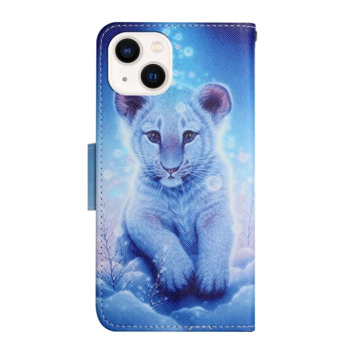 Bild 3, iPhone 14 Fodral Med Tryck Baby Leopard
