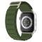 Apple Watch 38/40/41 mm Armband Alpine Pro Loop Militär Grön