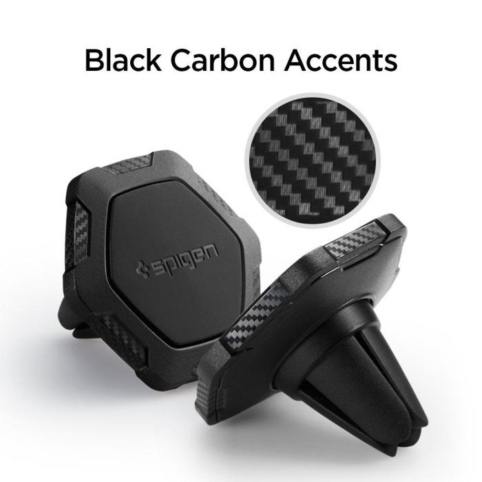Bild 6, Spigen Ventilation Magnetisk Mobilhållare Svart
