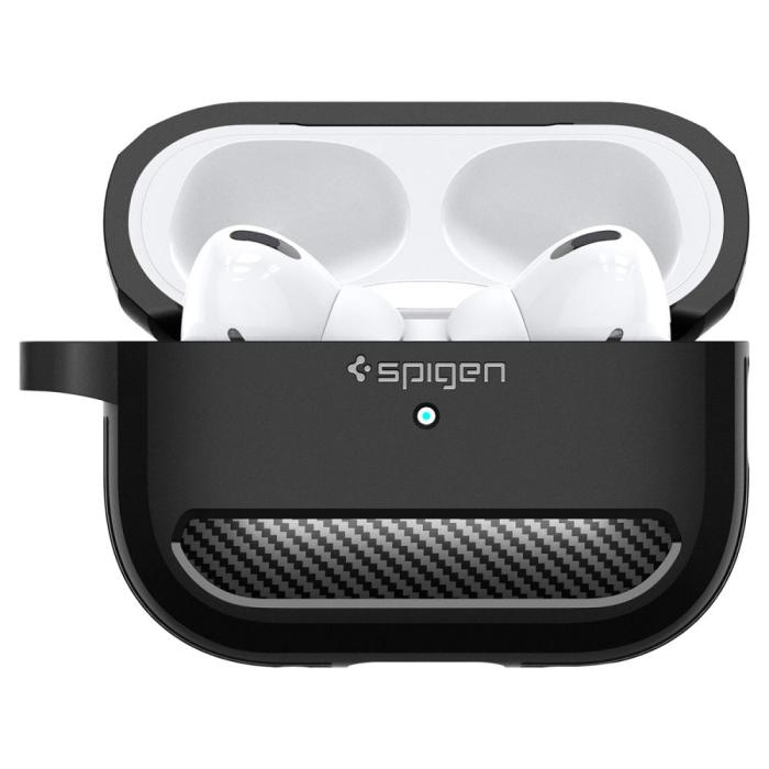 Bild 5, Spigen AirPods Pro 1/2 Skal Rugged Armor Matt Svart