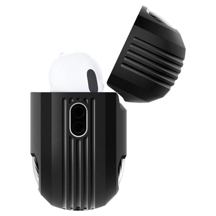 Bild 6, Spigen AirPods Pro 1/2 Skal Rugged Armor Matt Svart
