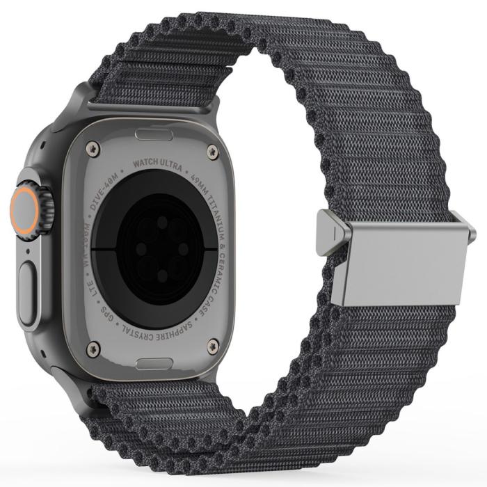 Bild 1, DUX DUCIS Apple Watch 38/40/41/42 mm Armband Nylon Svart