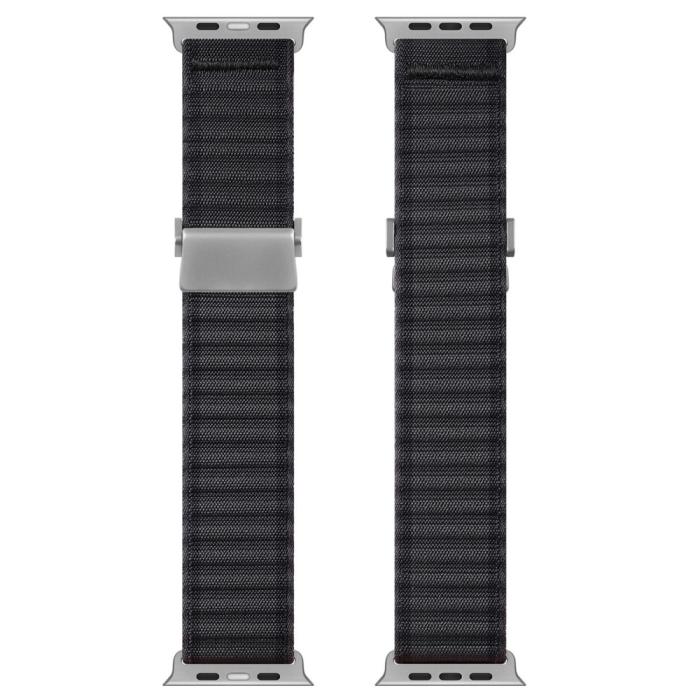 Bild 2, DUX DUCIS Apple Watch 38/40/41/42 mm Armband Nylon Svart