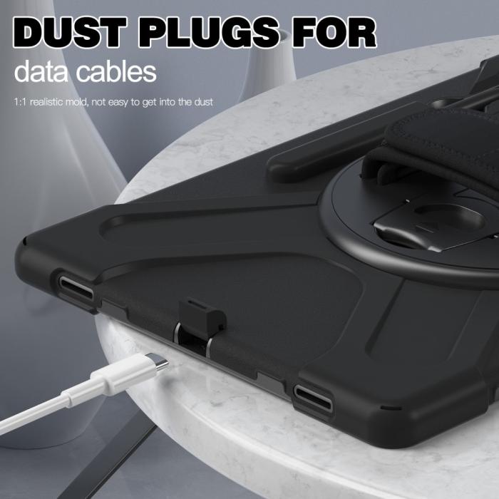 Bild 4, Galaxy Tab S8 Ultra Skal X-Shape Shockproof Kickstand