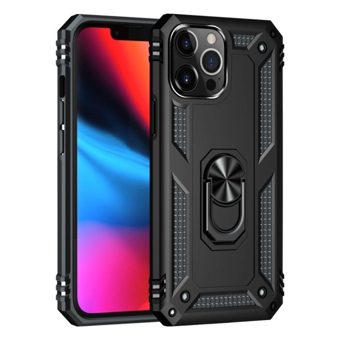 Bild 2, iPhone 14 Pro Max Skal Shockproof Hybrid Ring Svart