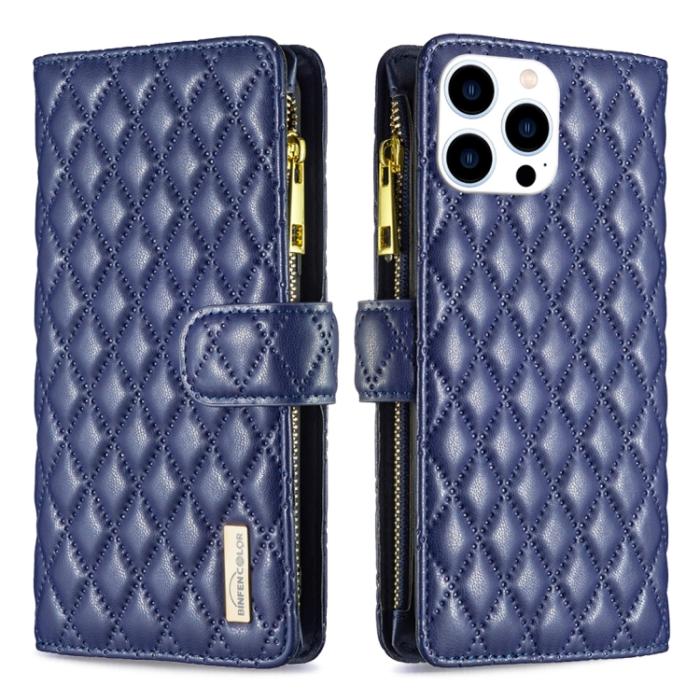 Bild 1, iPhone 15 Pro Fodral Diamond Multifunktionell Blå