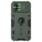 iPhone 12 Pro Max - NILLKIN CamShield Armor Hybrid Ring Skal - Grön